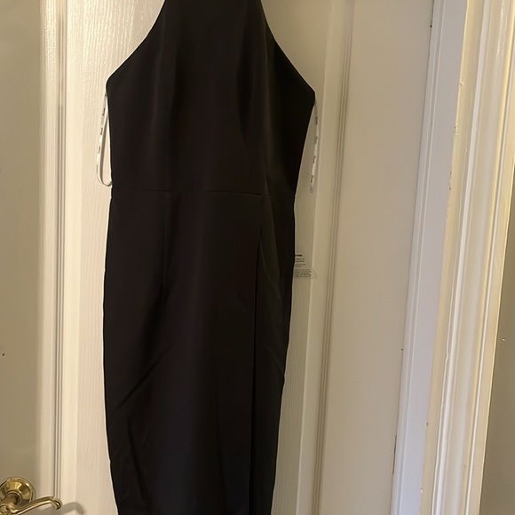 NWT Black Wedding guest dress. Halter Style Lumier by Bariano Australia - Picture 3 of 3